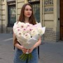 Light Bouquet with 21 Eveline Dahlias «Desired Gift»