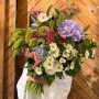 Airy Voluminous Bouquet with Hydrangea «Butterfly Waltz»