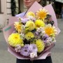Живописный светлый букет «Аромат сентября»