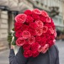 Роскошный букет из пионовидных роз Candy X-Pression и Exotix Berry «Тропический день»