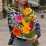 Vibrant Gerbera Bouquet «Dopamine Kaleidoscope»