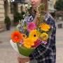 Vibrant Gerbera Bouquet «Dopamine Kaleidoscope»