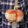 Осінній плюшевий декор «Гарбузик»
