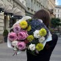 Striking Bouquet with Autumn Hydrangea «Parisian Watercolors»