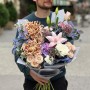 Романтичный букет с ноткой осени «Лавандовая Соната»