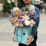 Романтичный букет с ноткой осени «Лавандовая Соната»