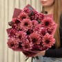 Bouquet of 19 Dark Night Silence Dahlias «Mysterious Dreams»