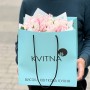 Bouquet of 25 Foxtrot Peony-style Tulips «Strawberry Ice Cream»