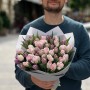 Bouquet of 45 Foxtrot & Double Price Peony-Style Tulips «Pastel Freshness»