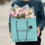 Bouquet of 45 Foxtrot & Double Price Peony-Style Tulips «Pastel Freshness»