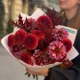 Осінній букет із жоржинами та кверкусом «Після сутінків»