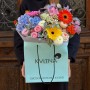 Dopamine Bouquet with Gerberas «Autumn Rainbow»