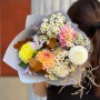 Светлый букет в садовом стиле «Вольный ветерок»