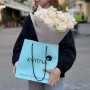 15 троянд сорту White O'Hara у букеті «Неземний аромат»