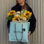 Vibrant Bouquet with Sunflowers «Garden Party»