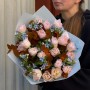 Bouquet with Dreamer Peony-Style Tulips «Evening By the Sea»