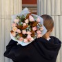 Bouquet with Dreamer Peony-Style Tulips «Evening By the Sea»