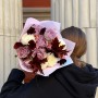 Bouquet with a Memory Lane Roses «Sweet Currant»