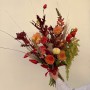 Autumn Bouquet with Dahlias and Capsicum «Honey Nectar»
