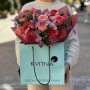 Beautiful Bouquet with Peony-Style Roses «Autumn Silk»