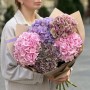 Bouquet of 5 Lush Hydrangeas «Lilac Mist»