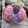 Bouquet of 5 Lush Hydrangeas «Lilac Mist»