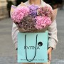 Bouquet of 5 Lush Hydrangeas «Lilac Mist»