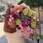 Изысканный букет с пионовидной розой Veggie «Южный сад»