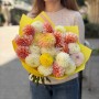 Mix of 25 Dahlias «Apricot Confiture»