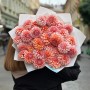 35 жоржин сорту Peaches N' Cream у букеті «Персичок»