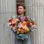 Розкішний букет в осінніх тонах «Прогулянка в Генуї»