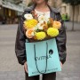 Warm Bouquet with X-Pression Peony-Style Roses «Autumn Intrigue»