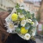 Очаровательный букет с георгинами «Цветочная мечта»