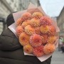 Bouquet with 17 Linda's Baby Dahlias «Copper Gold»