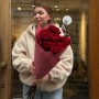9 півонієвидних троянд Coqueta у букеті «Грайлива кокетка»