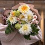 Light Bouquet with Dahlias «Autumn Star»