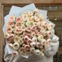 Bouquet of 33 branches of Boomie Gardens Spray Peony Roses «Elegance»