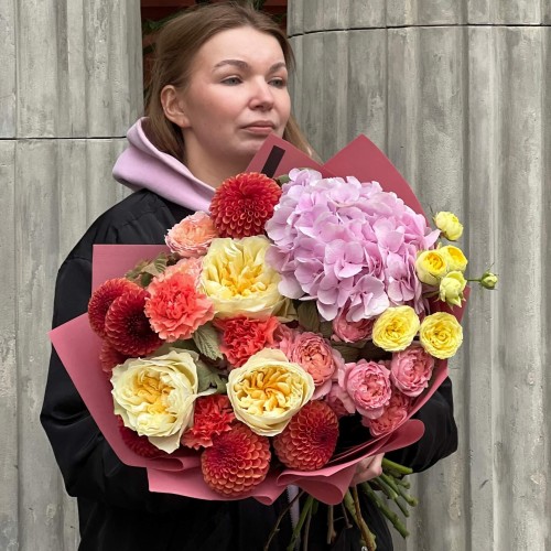 Яркий жизнерадостный букет «Любимые карамельки»