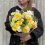 Light Bouquet in Warm Tones «Fluffy Little Sunshine»