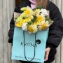 Light Bouquet in Warm Tones «Fluffy Little Sunshine»