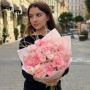 Милий букет із півонієвидних тюльпанів і діантусів «Рожевий дощ»