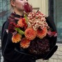 Сезонний букет в насичених відтінках «Вересневий вечір»
