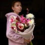 Цікавий букет у рожевих відтінках з амарилісом та амаркрінумом «Поезія пристрасті»