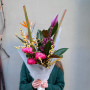 Яскравий букет із екзотичних квітів «Загублений рай»