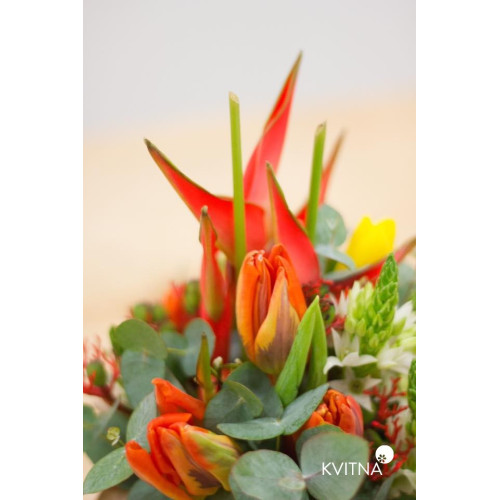 Composition «Like fire»