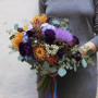 Осінній букет з ананасом «Глибокі кольори»