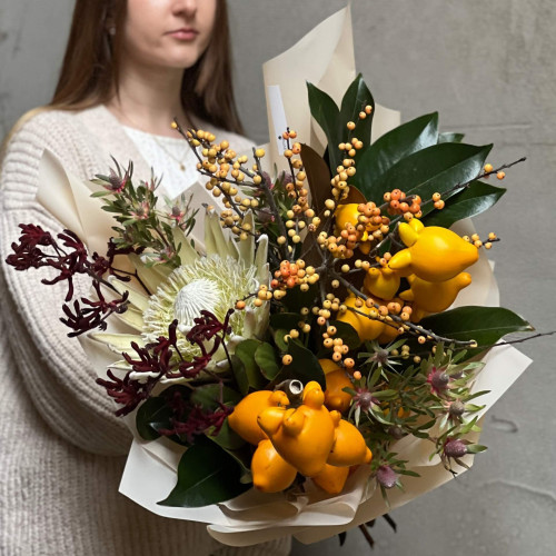 Незвичайний екзотичний букет «Сонце для Анни»