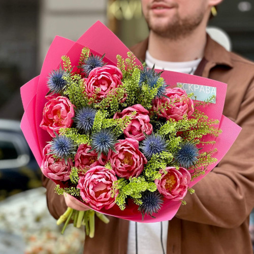 Яркий цветной букет «Сказочная долина»