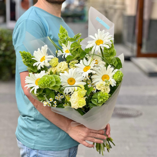Польовий букет з ромашками «Розквітле поле»