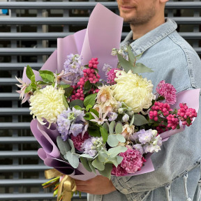 Букет «Лавандовий іній»